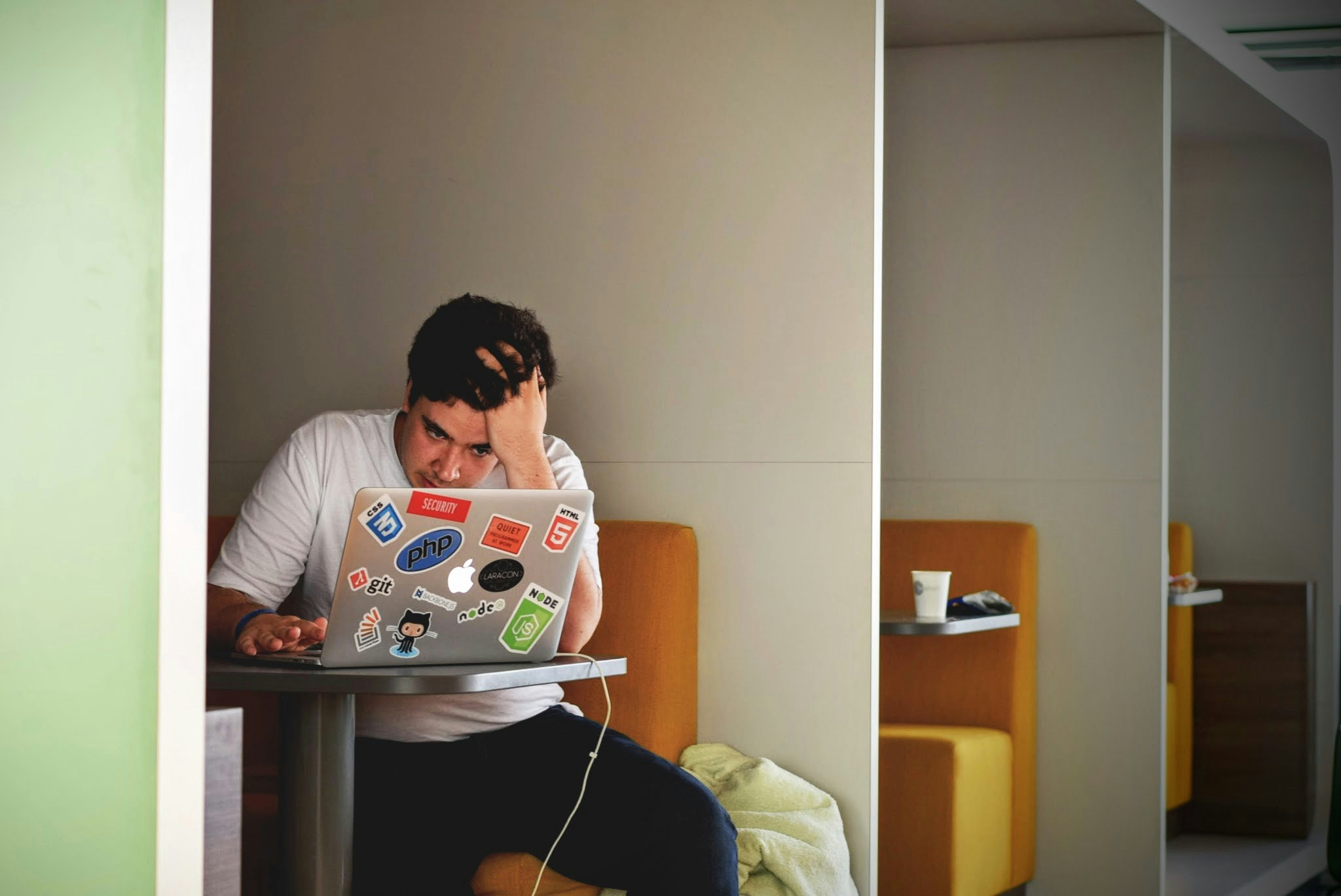 Freelancer aan het werk
